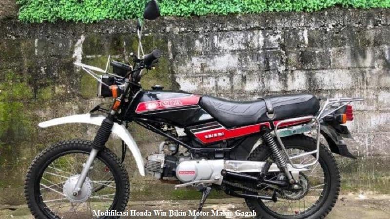 Modifikasi Honda Win Bikin Motor Makin Gagah